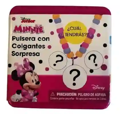 Disney Junior Minnie Caja Pulsera Con Colgantes Sorpresa