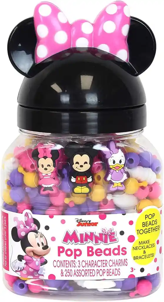 Disney Junior Minnie Super Balde C/cuentas P/armar Joyas