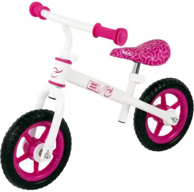 Evo Bicicleta Balance Bike Rosada