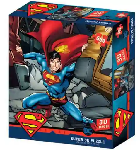 Prime 3d Puzzle Dc Superman 500 Piezas