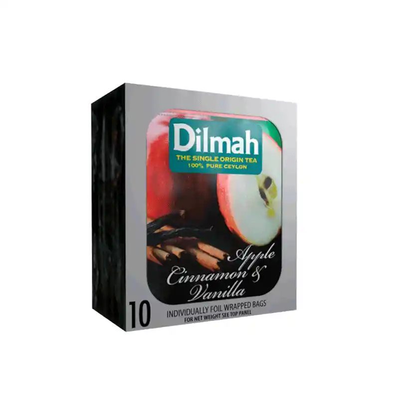 Dilmah Te Negro Manzana Canela- 10 Unidades