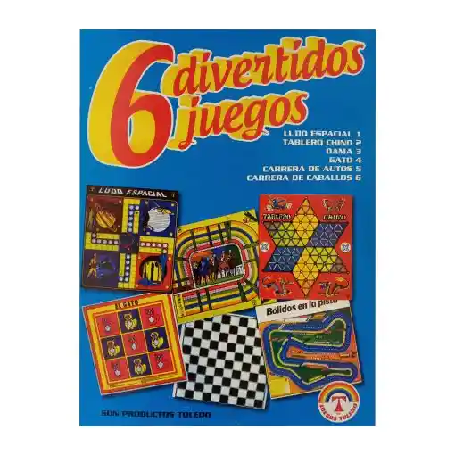 Juego De Mesa 6 Divertidos Juegos