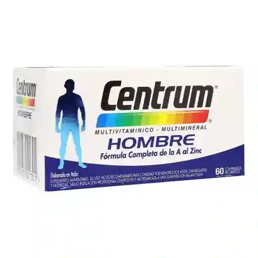 Centrum Hombre X 60 Comprimidos Recubiertos