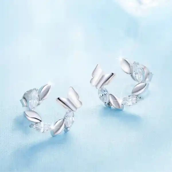 Aros Butterfly Plata Italiana