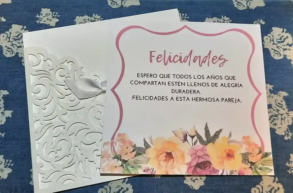 Tarjeta Felicidades Recién Casados