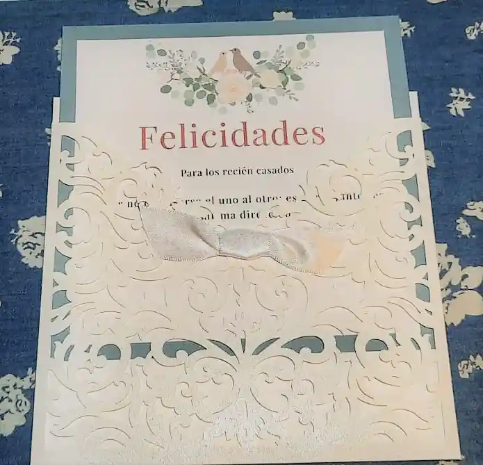 Tarjeta Felicidades Recién Casado 2