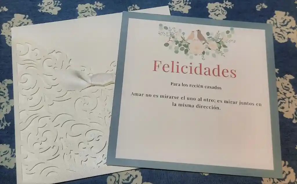 Tarjeta Felicidades Recién Casado 2