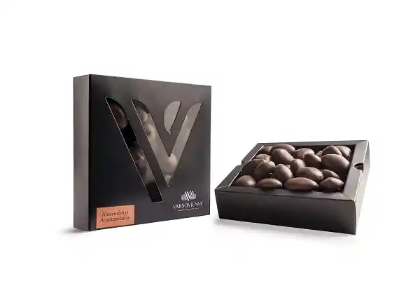 Caja Almendrita Bañadas En Chocolate