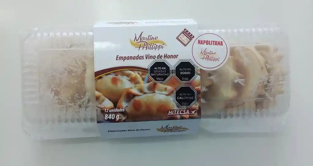 Empanadas Napolitana T. Vino Honor 12 Unidades