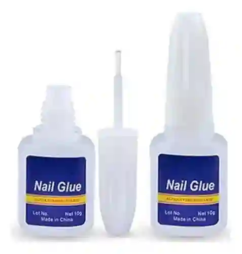 Nail Glu · Pegamento Para Uñas Con Brocha (uso Fácil)