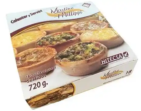 Quiches Surtidos Cocktail 18 Unidades