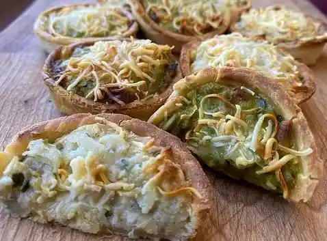 Quiches Alcachofa Y Esparrago Cocktail 12 Unidades