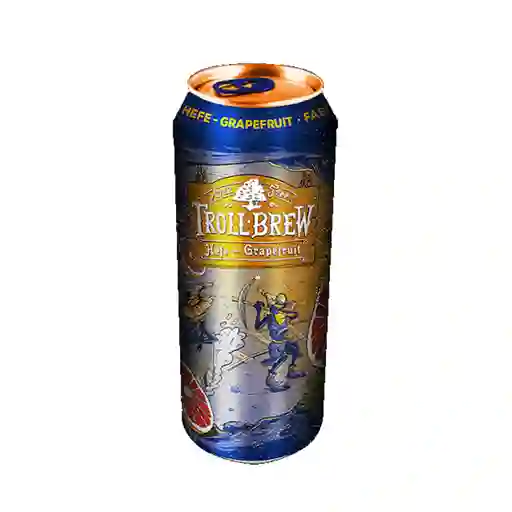 Cerveza Troll Brew Hefe Grapefruit Pomelo 2.6º 500 Cc