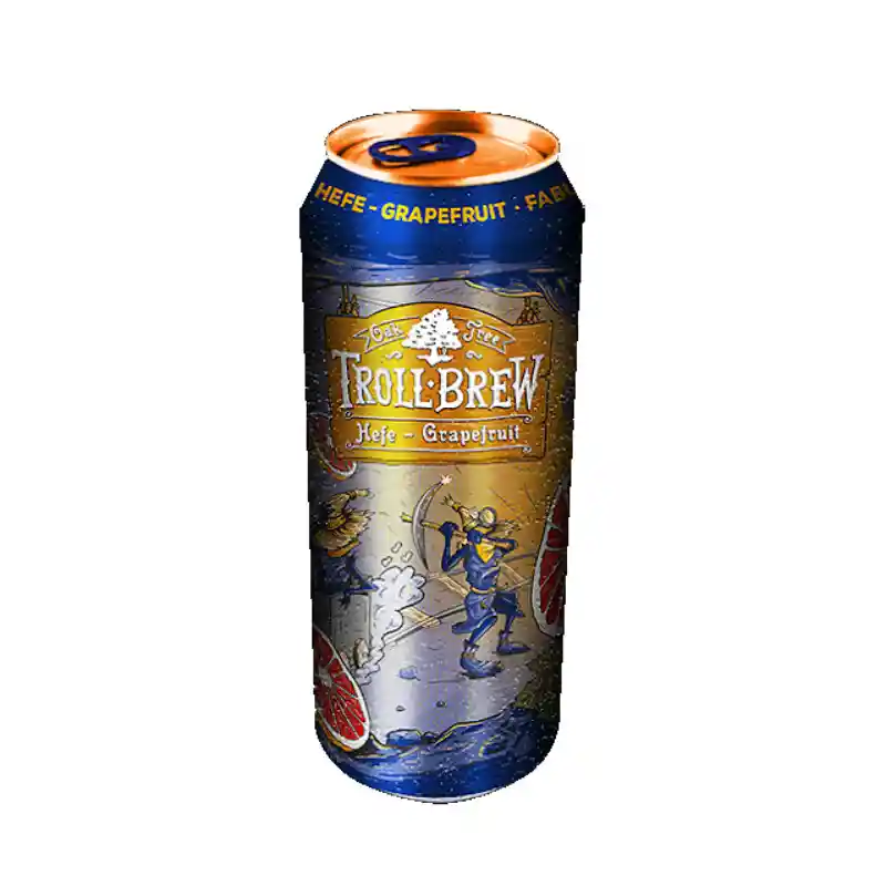 Cerveza Troll Brew Hefe Grapefruit Pomelo 2.6º 500 Cc