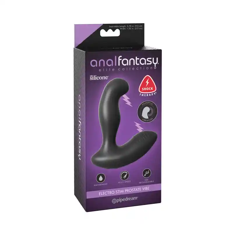 Vibrador Prostatico Con Electro Estimulación