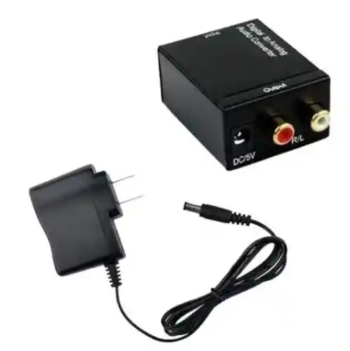 Convertidor De Audio Óptico A 2 Rca