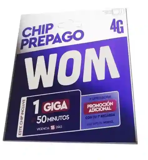 Chip Prepago Wom