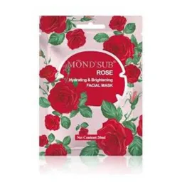 Mond'sub · Mascarilla Facial Hidratante Brillante Rosas