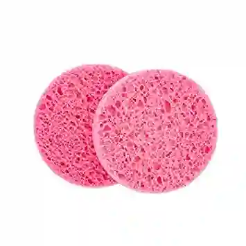 Esponja Fibra Celulosa Natural Para Limpieza Facial