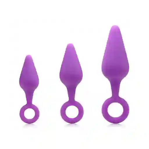 Set De Plugs Anales Rump Ringers – Púrpura