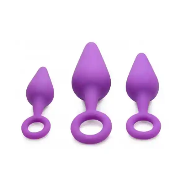 Set De Plugs Anales Rump Ringers – Púrpura