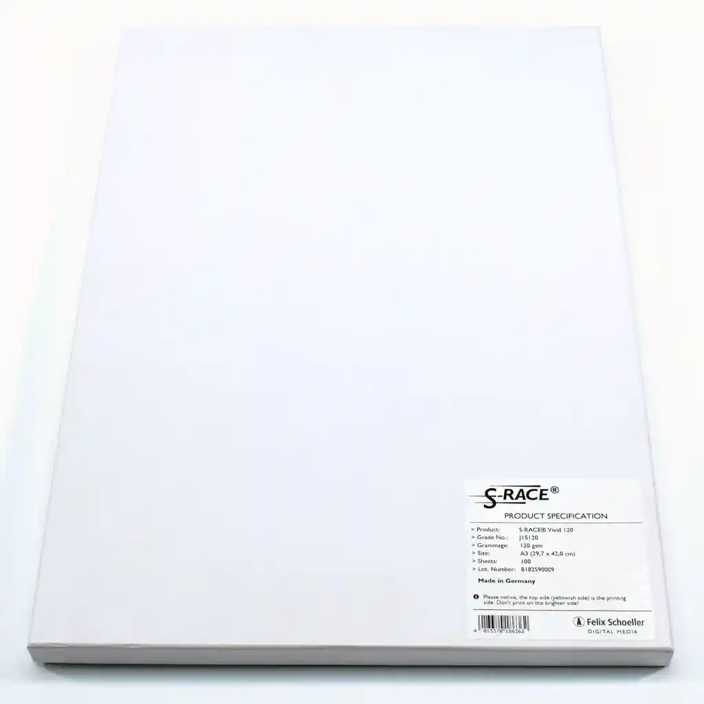 Papel Sublimación S-race, Tamaño A3