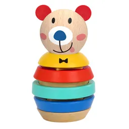 Oso Apilable De Madera - Tooky Toy