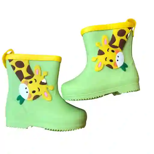 Botas Infantiles Para El Agua Con Diseño De Jirafa