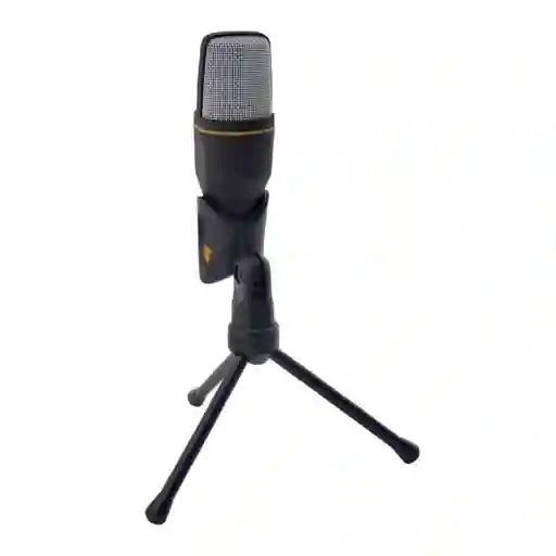 Micrófono Condensador Con Plug 3.5 Mm Y Atril