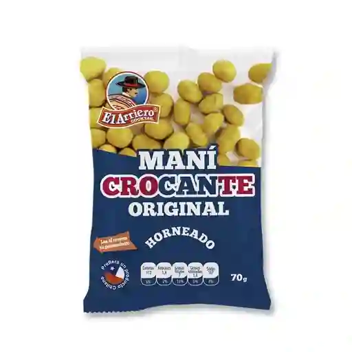 Arriero Mani Crocante Natural El  70 Grs