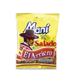 Arriero Mani Salado Plateado El  80 Grs