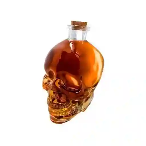 Botella Calavera Vidrio Craneo Vodka Whisky 750 Ml Skull