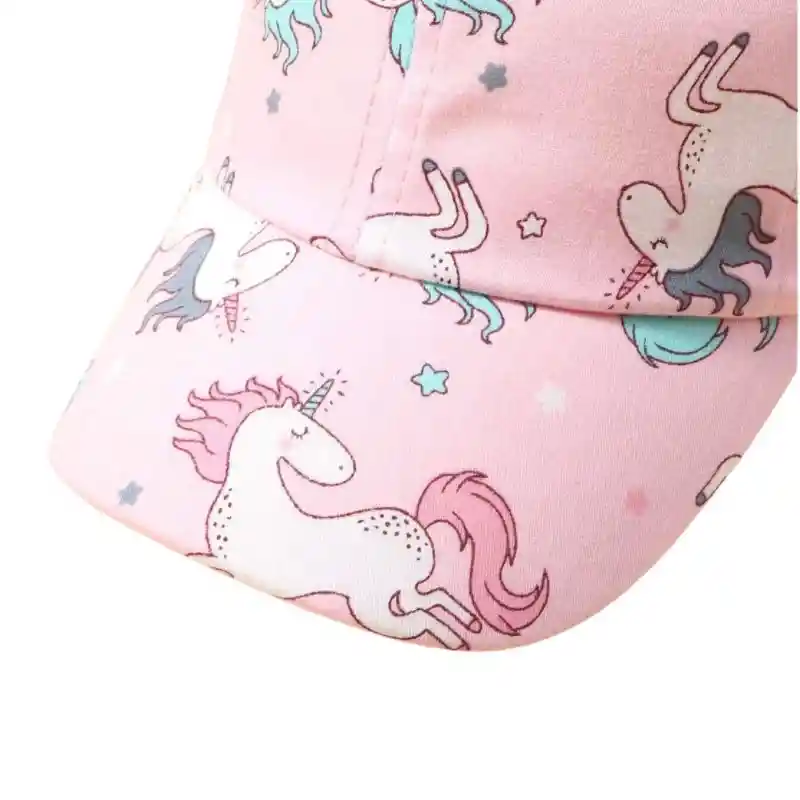 Gorra O Jockey De Unicornio Para Niñas 6-12 Meses