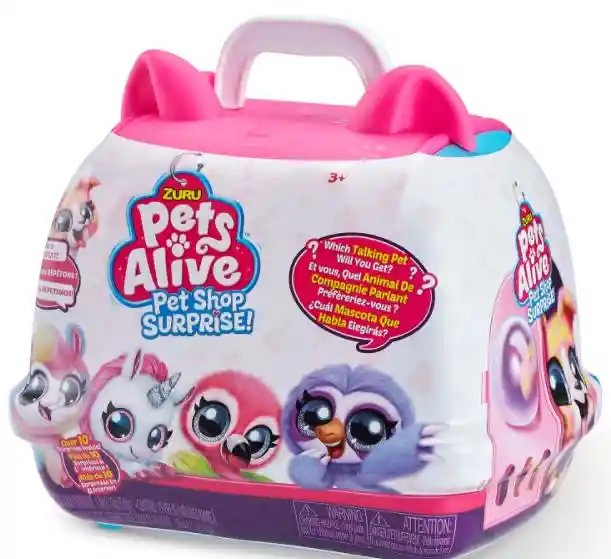 Zuru Pets Alive Pet Shop Surprise! Mascota Peliuche C/casita Y Accesorios