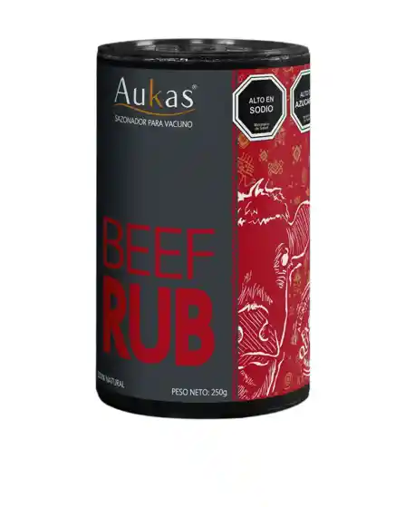 Aukas · Beef Rub Tubo