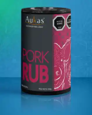 Aukas · Pork Rub Tubo