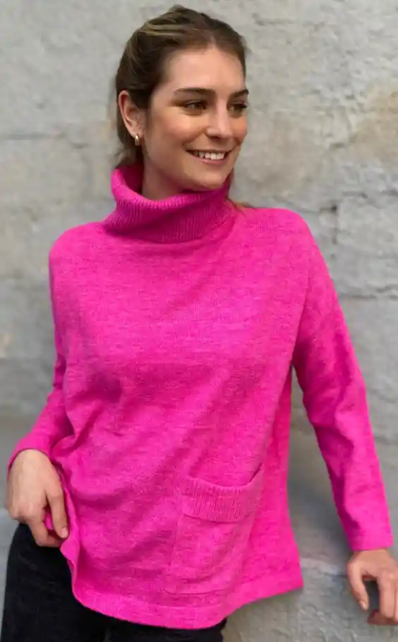 Sweater Caspana Magenta Lana