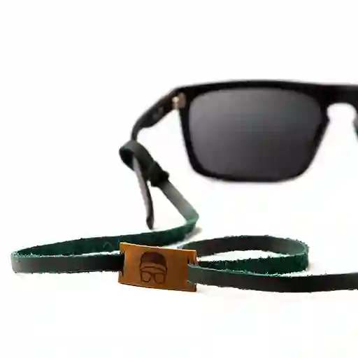 Strap De Cuero Para Lentes So Long! Foresty (verde Oscuro)