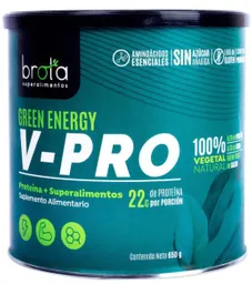 Proteína V-pro Green Energy 650 Gramos. Libre De Gluten