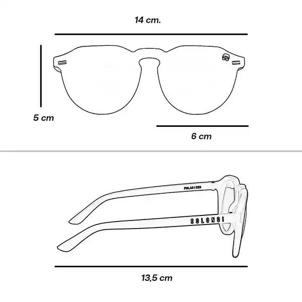 Lentes De Sol So Long! Smash Unframe Glass Polarizado