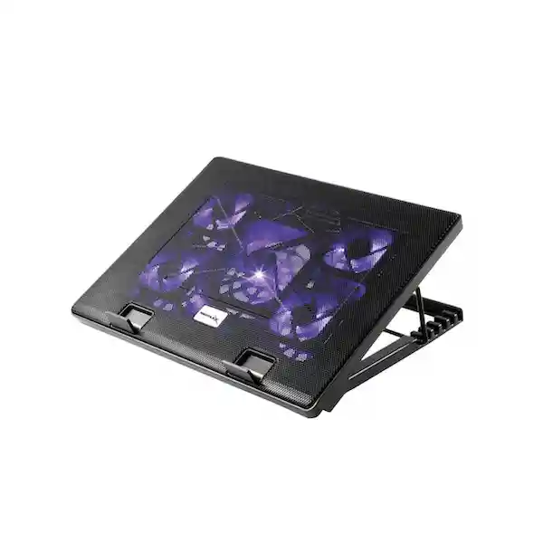 Ventilador Gamer Base Notebook Altura Ajustable Azul