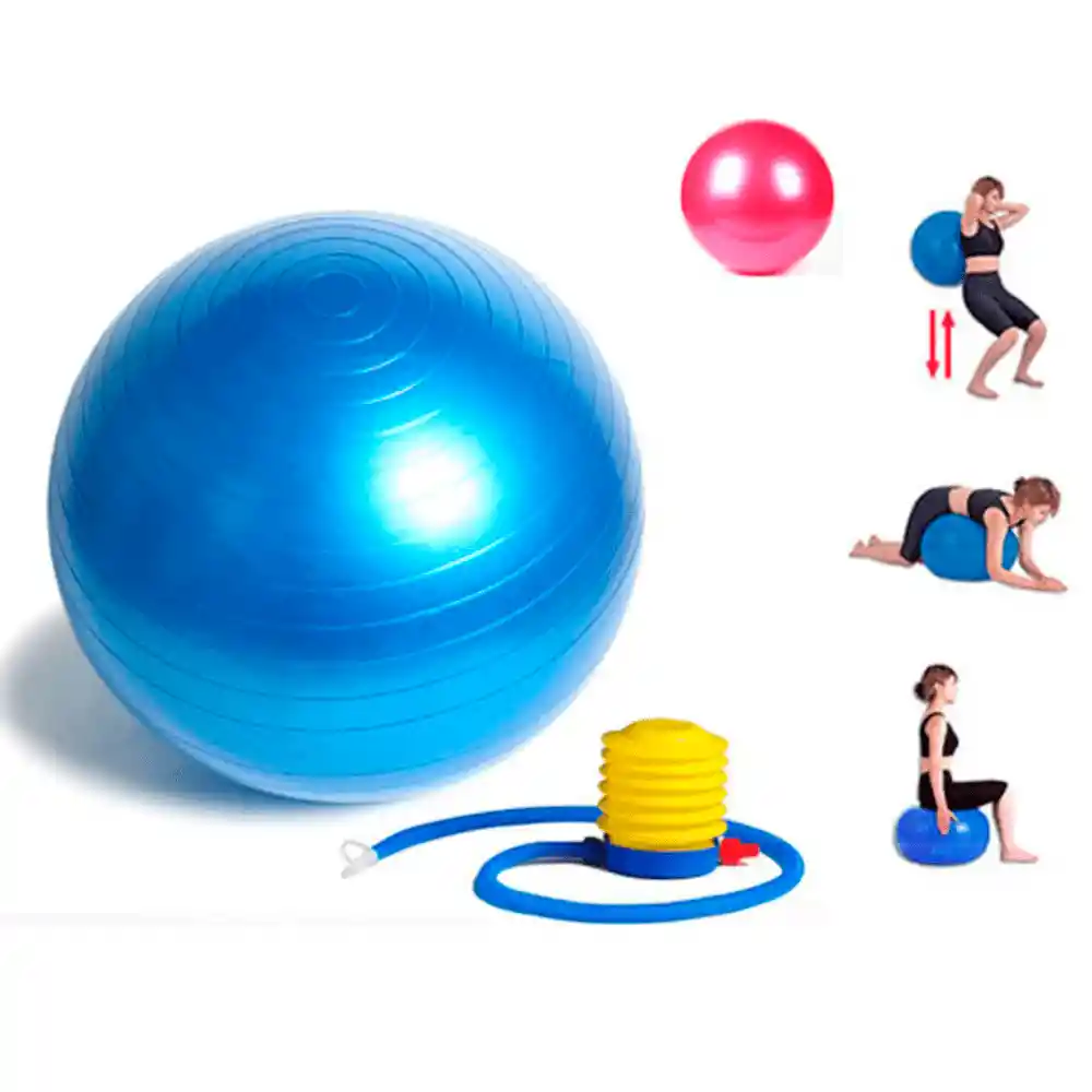 Balon Pilates Yoga 75cm Con Inflador