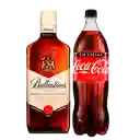 Ballantines Whisky750 + Coca 1.5 Lt