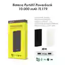 Bateria Portátil Powerbank 10.000 Mah Negro