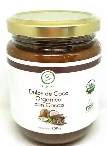 Dulce De Coco Orgánico Con Cacao