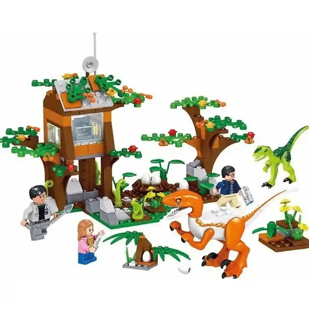 Bloque Didactico Dinosaurio 264 Pcs