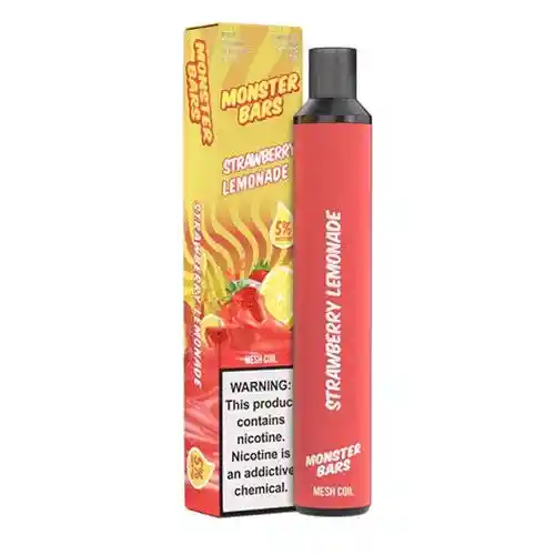 Monster Bars Vaporizador Desechable Strawberry Lemonade