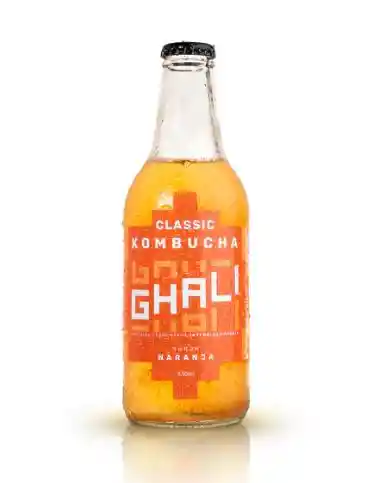 Kombucha Sabor Naranja, 330 Ml, Marca Ghali