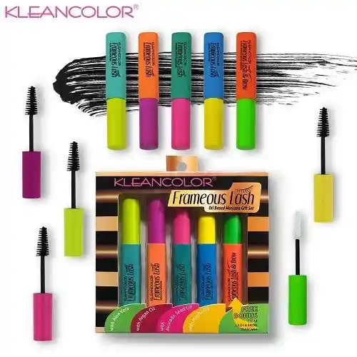 Kleancolor · Set 5 Mascaras De Pestanas Hidratantes Frameous