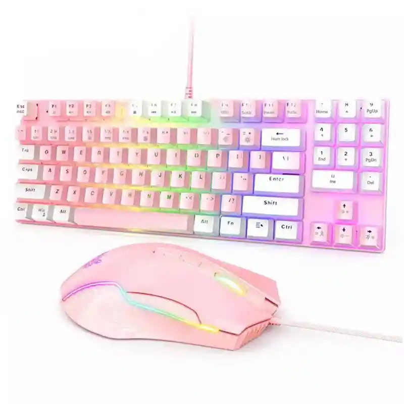 Kit Teclado Y Mouse Gamer Mecanico Onikuma